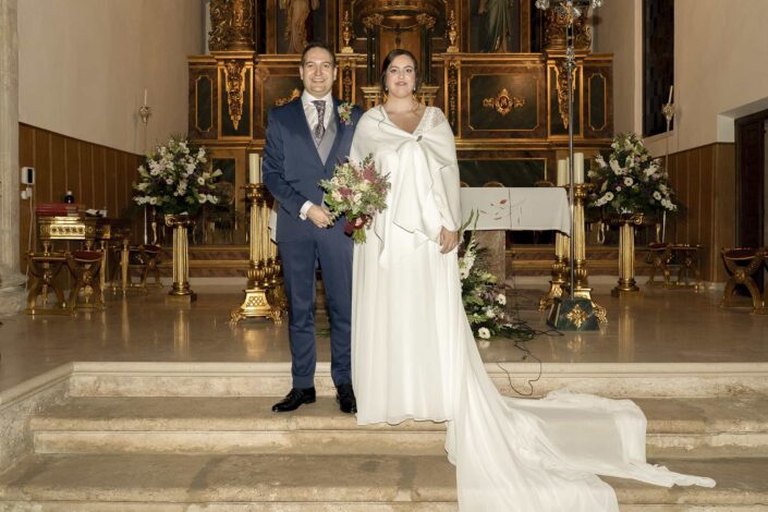 Retrato de pareja de novios - Fotografía profesional en madrid Chema pel