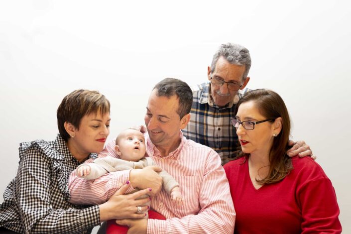 Retrato de familia - Fotografía profesional en madrid Chema pel