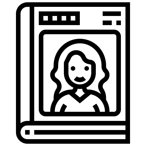 Services magazine icon with a woman on the cover.